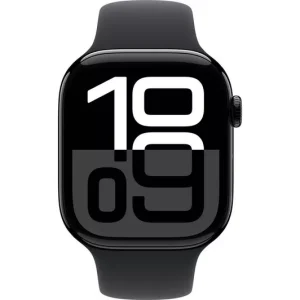 APPLE Watch Series 10 - 46 mm Jet Black Aluminium Case with Black Sport Band