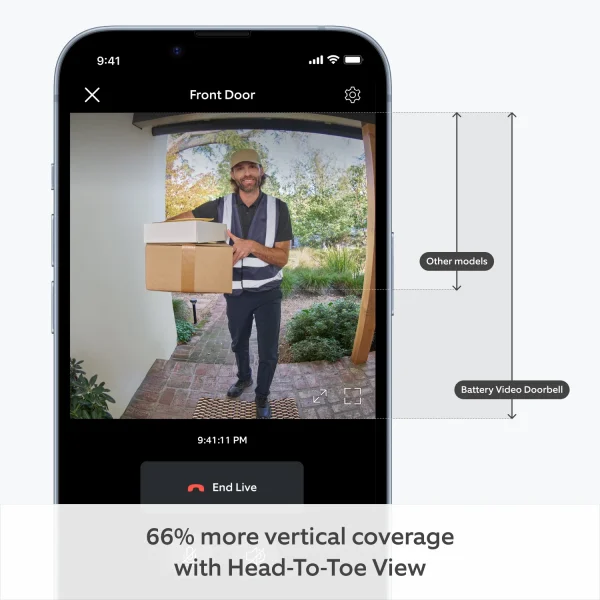 Ring Battery Video Doorbell + Indoor Camera (2nd Gen) - Worth £150 - Image 5
