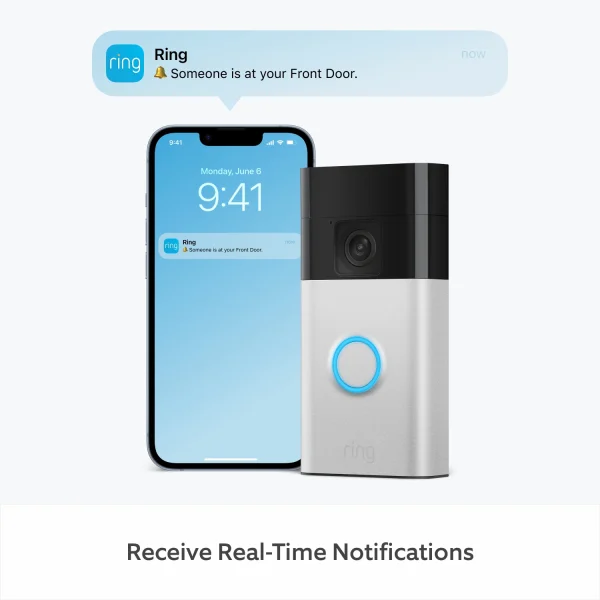Ring Battery Video Doorbell + Indoor Camera (2nd Gen) - Worth £150 - Image 4